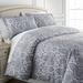 Alcott Hill® Kynlee Paisley Down Alternate Comforter Set Microfiber in Gray | King/Cal. King Comforter + 2 Shams | Wayfair