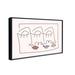 Wrought Studio™ Tonsina Tonsina III by Chichi Décor - Picture Frame Graphic Art Paper, Wood in Black/White | 12 H x 16 W x 1 D in | Wayfair