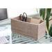 Rectangular Everything Rattan Basket in White Laurel Foundry Modern Farmhouse® | 6 H x 13 W x 6 D in | Wayfair BBD1CDBF658A432E824E6CE4AAA816E6