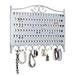 Ophelia & Co. Metal Wall Mounted Jewelry Organizer Metal in Gray | 13 H x 16.5 W x 0.5 D in | Wayfair A9A37098615440269FA9A9CC3552BCD9
