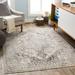 Gray 106 x 0.295 in Area Rug - Bungalow Rose Witten Distressed Charcoal/Cream Area Rug | 106 W x 0.295 D in | Wayfair