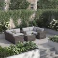Etta Avenue™ Elodie Wicker Full Assembled 4 - Person Seating Group w/ Cushions Synthetic Wicker/All - Weather Wicker/Wicker/Rattan | Outdoor Furniture | Wayfair