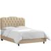 Birch Lane™ Tufted Upholstered Low Profile Standard Bed Velvet in Brown | Full | Wayfair 577124CA1B914EAE9DADA9A3175EF980