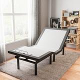 White Noise Kira Massaging Zero Gravity Adjustable Bed w/ Wireless Remote, Latex | 14.9 H x 73.6 D in | Wayfair E71284E283DF45C2B988A73E03D1232B