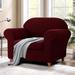 The Twillery Co.® Pizarro Box Cushion Armchair Slipcover Polyester in Red | 41 H x 48 W x 42 D in | Wayfair 5F944D5F50184E43830157D204D1BA90