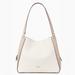 Kate Spade Bags | Kate Spade Leila Colorblock Triple Compartment Shoulder Bag, Warm Beige Multi | Color: Cream/White | Size: Os