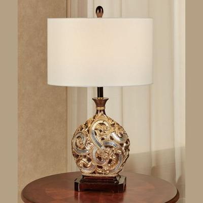 Daniella Table Lamp Multi Metallic , Multi Metallic