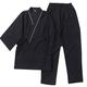 Men's Japanese Kimono Cotton Hanfu Ancient Pajamas Suit Plus Size Zen Clothing Taoist Clothing (Size M, Q)