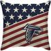 Atlanta Falcons 18'' x Team Americana Decorative Throw Pillow