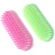 Brosse de nettoyage de ménage multifonctionnelle poils longs robustes en plastique pour