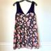 Urban Outfitters Dresses | Floral Mini Dress | Color: Black/Cream | Size: M