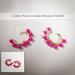 J. Crew Jewelry | J. Crew Soft Fuchsia/Pink Pearl Charm Huggie Hoops | Color: Gold/Pink | Size: Os