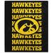 Iowa Hawkeyes 60" x 70" Echo Wordmark Lightweight Blanket
