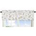 Sweet Jojo Designs Floral Tailored 54" Window Valance in Ivory/Taupe/White Polyester | 15 H x 54 W in | Wayfair Valance-Botanical-TP