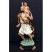 The Holiday Aisle® Holmdel St. Christopher Figurine Resin in Brown/Green | 12 H x 3 W x 3 D in | Wayfair CA01902058BD4B419B08FC4E403406D3