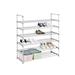 Rebrilliant Chic - 24 Pair, 6 Tier Shoe Rack Plastic/Metal in Black | 41 H x 35 W x 11 D in | Wayfair 2D8A374B258A4F939466C64C4AA9D86E