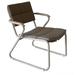 OASIQ Corail Patio Chair w/ Cushion Metal in Gray | 30.88 H x 25.75 W x 31.44 D in | Wayfair 1001020011000-LS