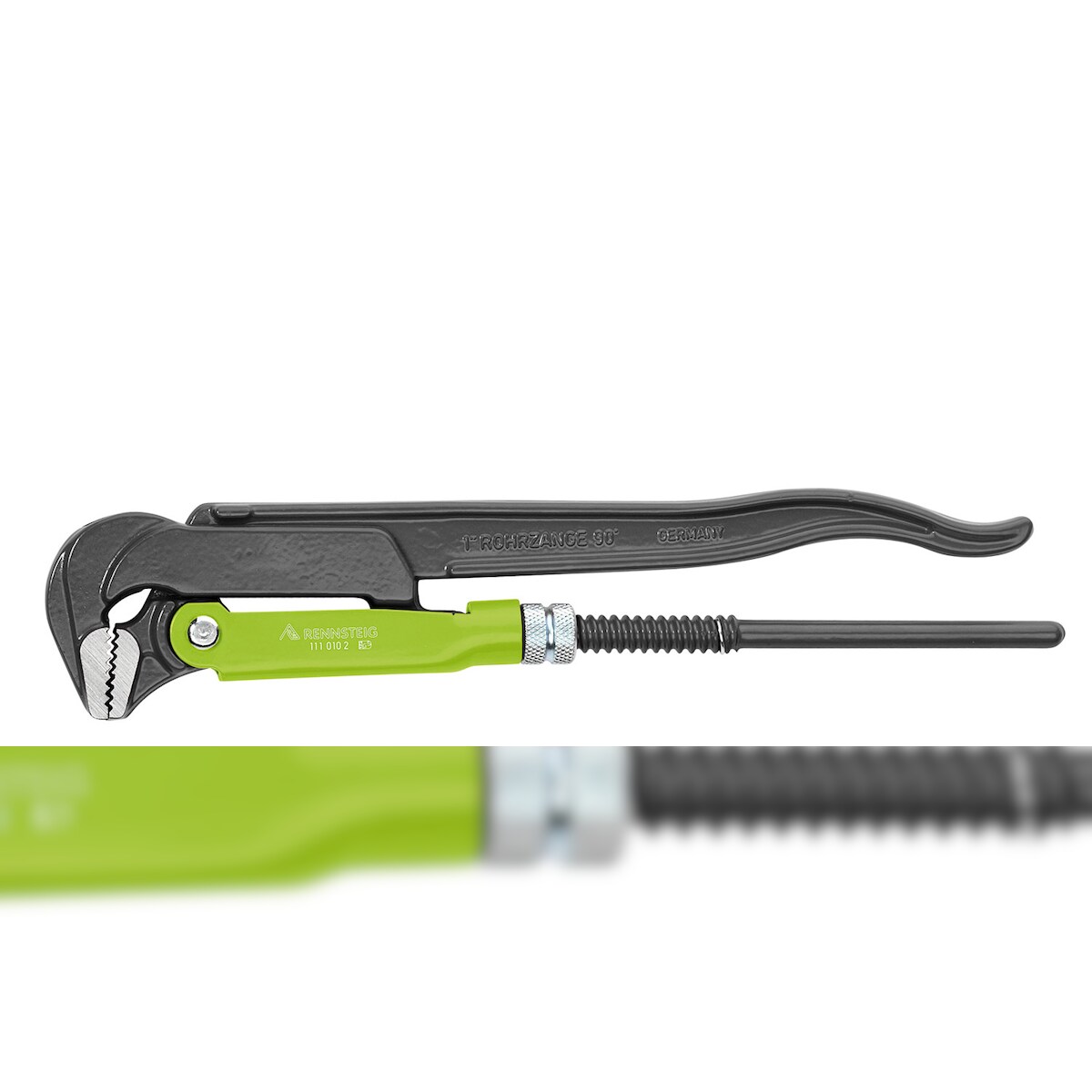 Rennsteig 111 020 2 Rohrzange Standard 90 Grad 2 Zoll Image