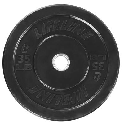 Lifeline Olympic Rubber Bumper Plate