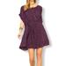 Free People Dresses | Free People One Fine Day Minidress | Color: Purple | Size: Xs