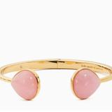 Kate Spade Jewelry | Kate Spade Pink Pearl Drops Hinged Cuff - Nwt | Color: Gold/Pink | Size: Os