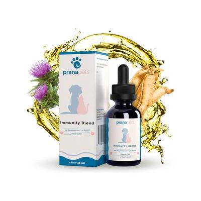 Prana Pets Immunity Blend Immune Health Liquid Cat & Dog Supplement, 2-oz bottle