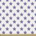 East Urban Home Ambesonne Star Fabric By The Yard, Stars Pattern National Independence Themed Flag Colored USA Print in White | 58 W in | Wayfair