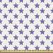 East Urban Home Ambesonne Star Fabric By The Yard, Stars Pattern National Independence Themed Flag Colored USA Print in White | 36 W in | Wayfair