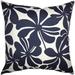 Square Feathers Cayman Square Pillow Cover & Insert Polyester/Polyfill blend in Blue | 22 H x 22 W x 3 D in | Wayfair outdcaymblue22