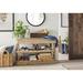 Sand & Stable™ 8 Pair Shoe Storage Bench Solid Wood in Brown | 20 H x 38 W x 16 D in | Wayfair 48E151062B504642A9C3E4F22A7FB94F