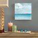 Highland Dunes Ocean Breeze by Danhui Nai - Wrapped Canvas Painting Print Canvas in Blue/Green/White | 12 H x 12 W x 1.25 D in | Wayfair