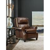 Bradington-Young Huss Genuine Leather Recliner Genuine Leather in Brown | 42 H x 36 W x 39 D in | Wayfair 3020-922100-87-PL-PWB