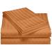 Red Barrel Studio® Fresh Linen 600 Thread 100% Striped Sheet Set /100% Egyptian-Quality Cotton/Sateen/100% Cotton | Queen | Wayfair
