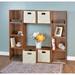 Ebern Designs Niche Cubo Storage Organizer Open Bookshelf Wood in Brown | 39 H x 52 W x 13 D in | Wayfair BEF3FA4AE3D240AE90A83F419A856EBF