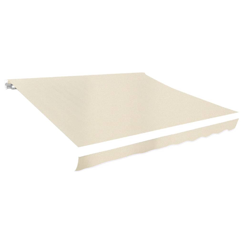 vidaXL Markisenbespannung Canvas Creme 3 x 2,5 m (ohne Rahmen) Image