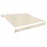 vidaXL Markisenbespannung Canvas Creme 3 x 2,5 m (ohne Rahmen)