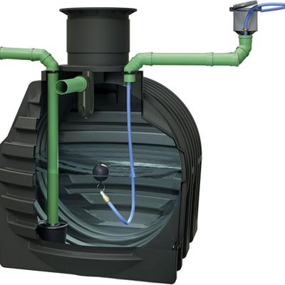 ACO Rain4me Komplettset Garten Basic Zisterne für Regenwassernutzung, 6500 L