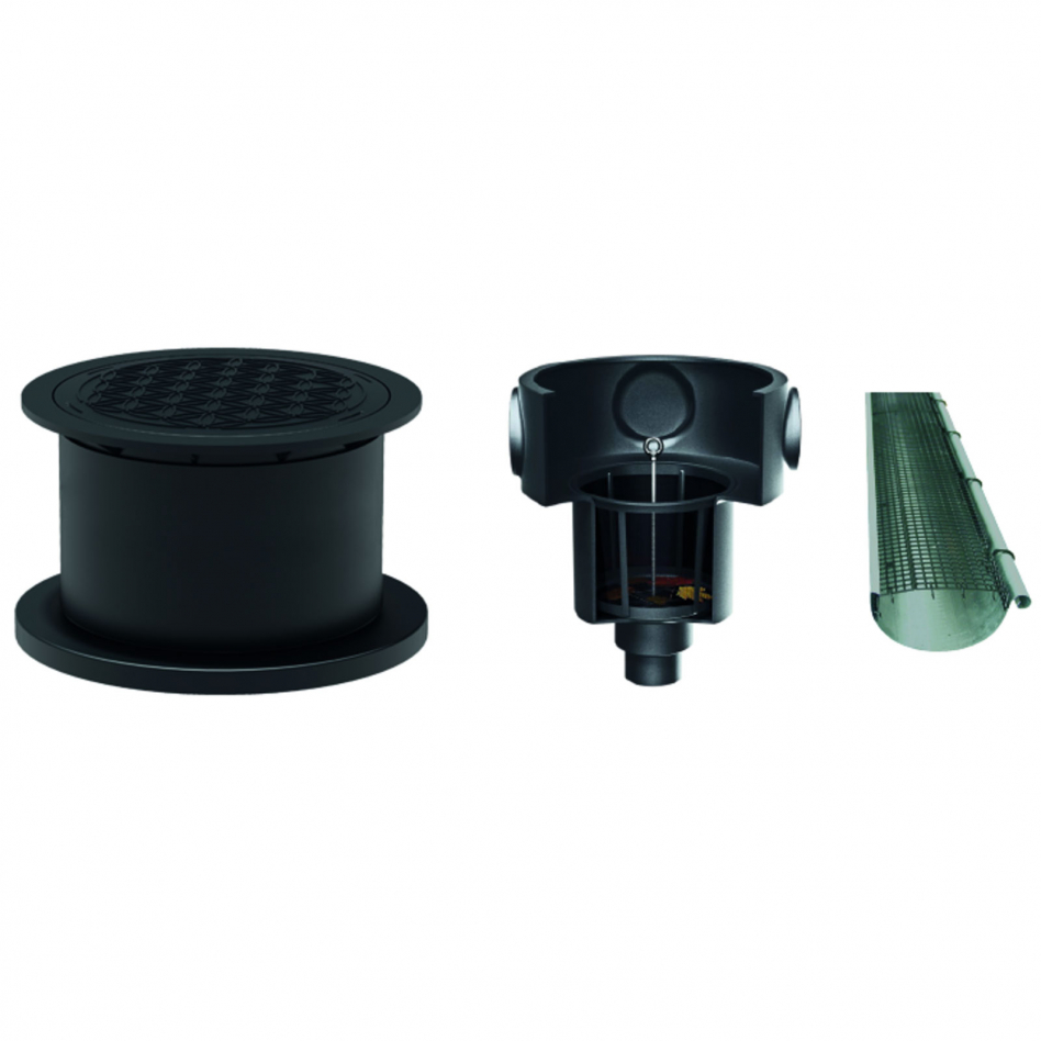 ACO Rain4me Abdeckung höhenverstellbar 600-695 mm für Regenwassernutzung, mit Einbaufilterkorb, begehbar Image