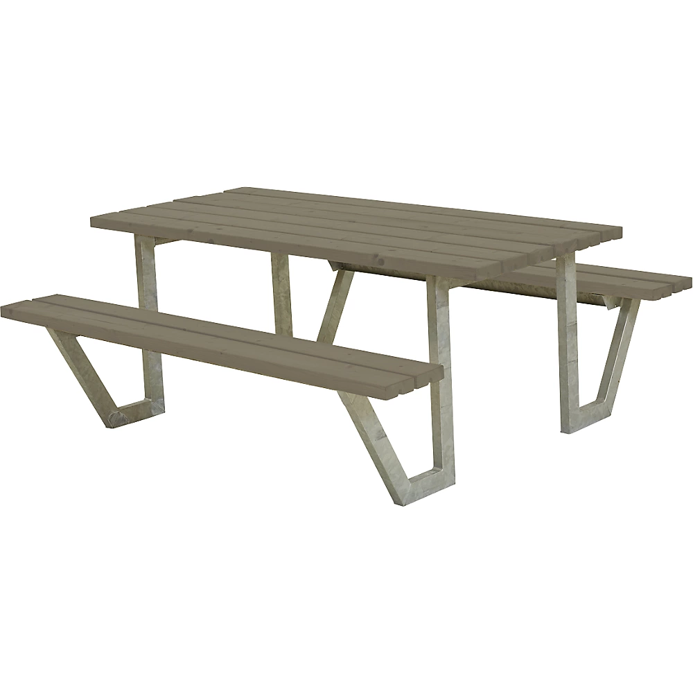 Ensemble table et bancs pour 6 personnes - kaiserkraft