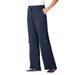 Plus Size Women's Pull-On Knit Cargo Pant by Woman Within in Navy (Size 34/36)