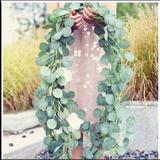 Free People Accents | Green Hanging Eucalyptus Vine Garland. | Color: Green | Size: Os