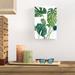 Bay Isle Home™ Monstera Plants - Wrapped Canvas Painting Print Canvas in Green/White | 12 H x 8 W x 1.25 D in | Wayfair