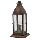 Hinkley Lighting Bingham 21 Inch Tall 3 Light LED Outdoor Pier Lamp - 2047SN-LV