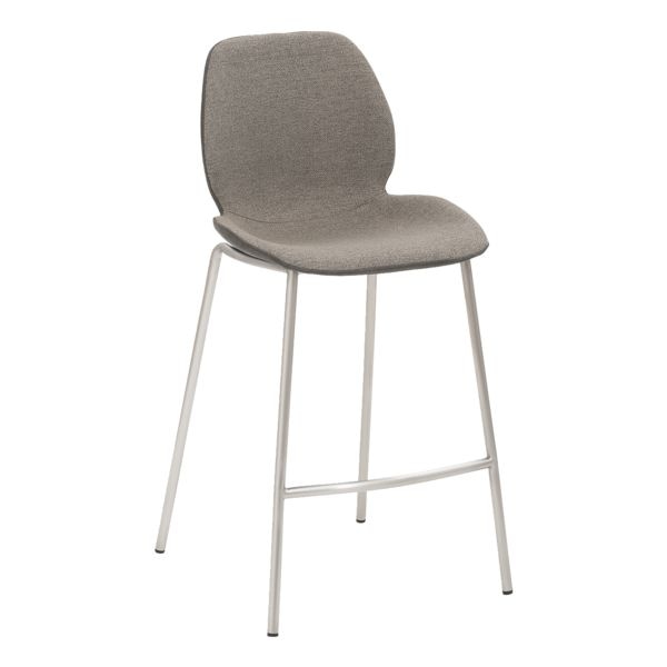 mayer Sitzmöbel Barhocker »my Solo« Gestell Edelstahl braun