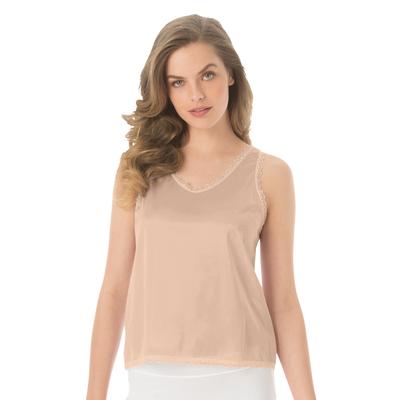 Plus Size Women's Lace-Trim Camisole by Comfort Choice in Nude (Size 14/16)
