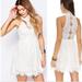 Free People Dresses | Free People Ivory Scallop Lace Dress | Color: Cream | Size: 6