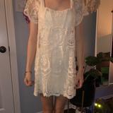 Free People Dresses | Free People Ivory Lace Dress | Color: Cream | Size: S