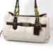 Coach Bags | Coach Leather Bag - Bone/Brown Color | Color: Brown/White | Size: Os