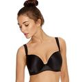 Freya Deco Underwired Moulded Plunge Bra AA4234 (32D, Black)