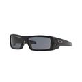 Oakley GASCAN OO9014 Sunglasses For Men + Accessories Bundle (Matte Black/Grey (03-473), 61)